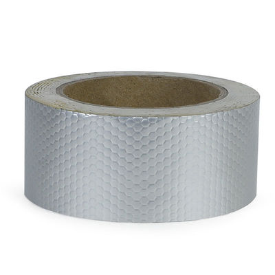 Coated Duct Waterproof Aluminium Foil Tape For Fix Pipeline Roofing Repair