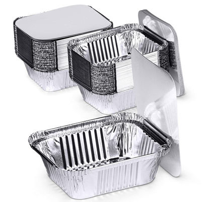 OEM Aluminium Foil Takeaway Containers 450ml Aluminum Food Tray