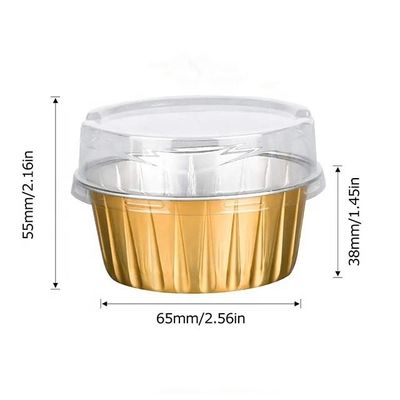 Disposable Aluminum Cup Round Small Aluminum Foil Container