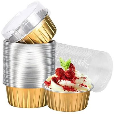Disposable Aluminum Cup Round Small Aluminum Foil Container