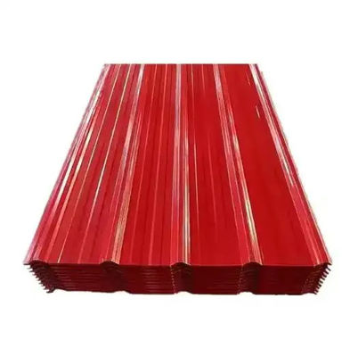 6m Color Corrugated Steel Aluminum Plate Sheet Galvanize Zinc PPGI Metal Roofing Sheet
